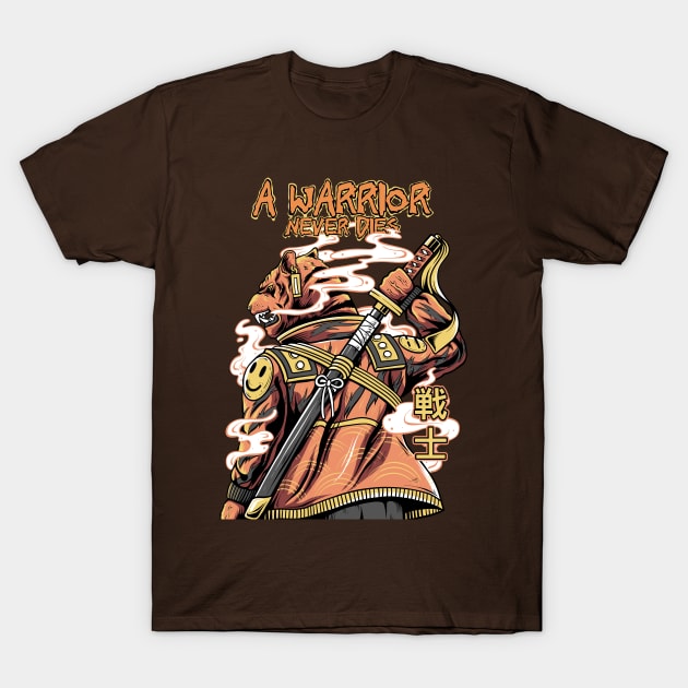 Tiger Warrior T-Shirt by yudabento